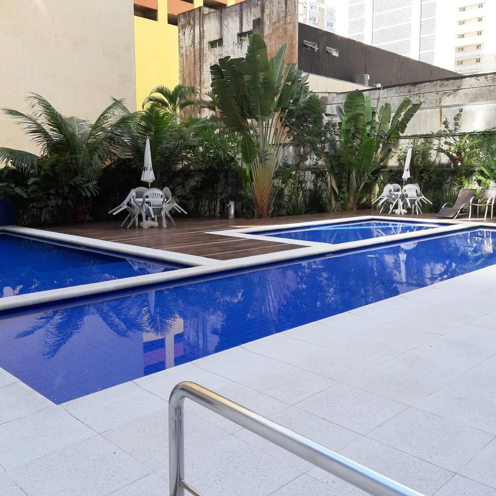 Appartement Flat Capitania Varam L Beira-Mar L 2 Vagas L Serv Praia à Guarujá Extérieur photo